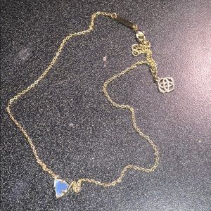 Periwinkle triangle Kendra Scott necklace